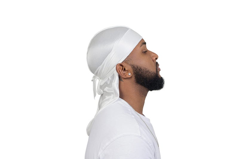 ForceWave 3 Pieces Silky Durags and 1 Wave Cap Pack for Men Waves, Moisture-Tech Fabric Satin Du-Rag - Image 5